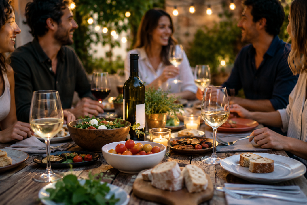 Cosa portare a una cena estiva senza sbagliare bottiglia