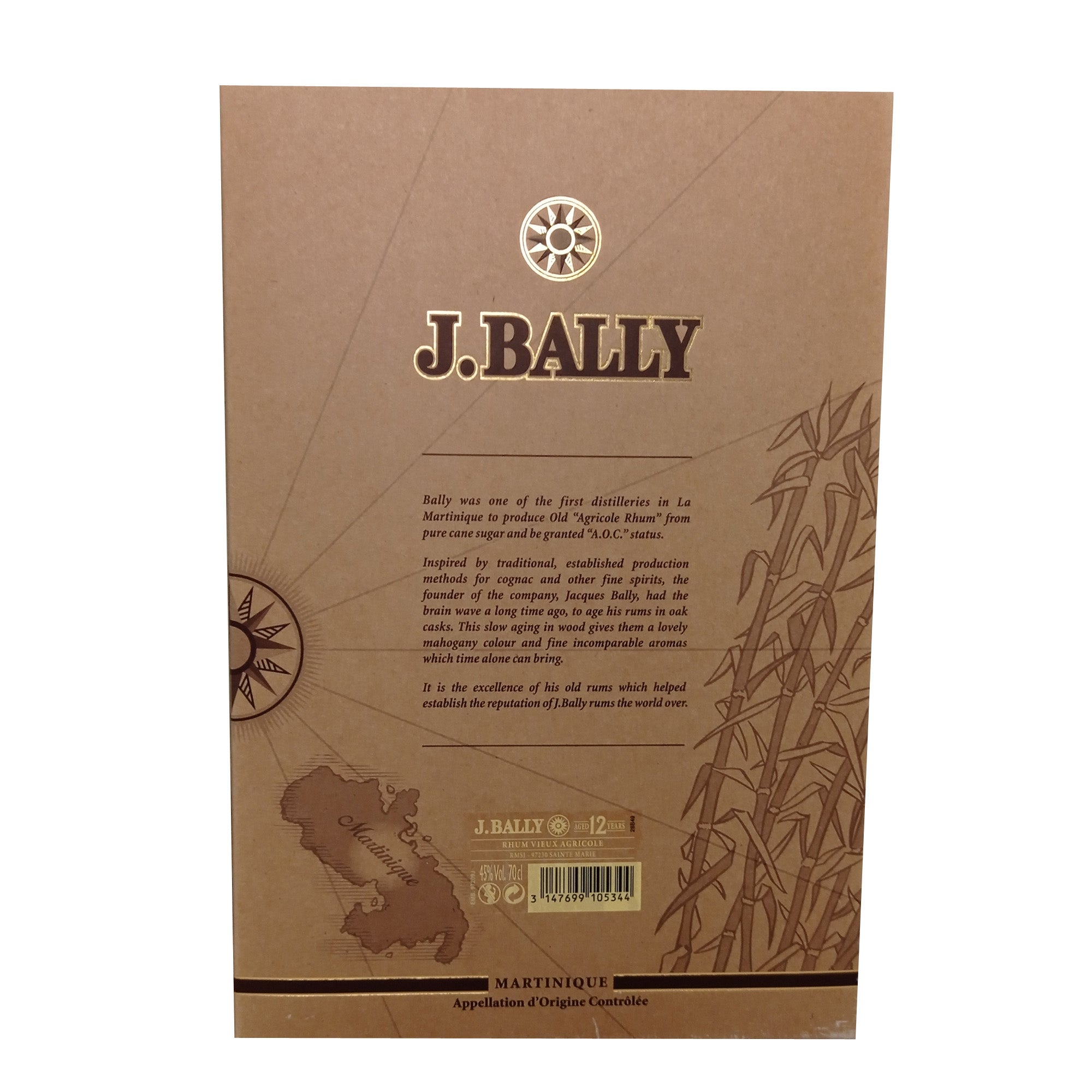 Rhum J. Bally 7Y Piramide 