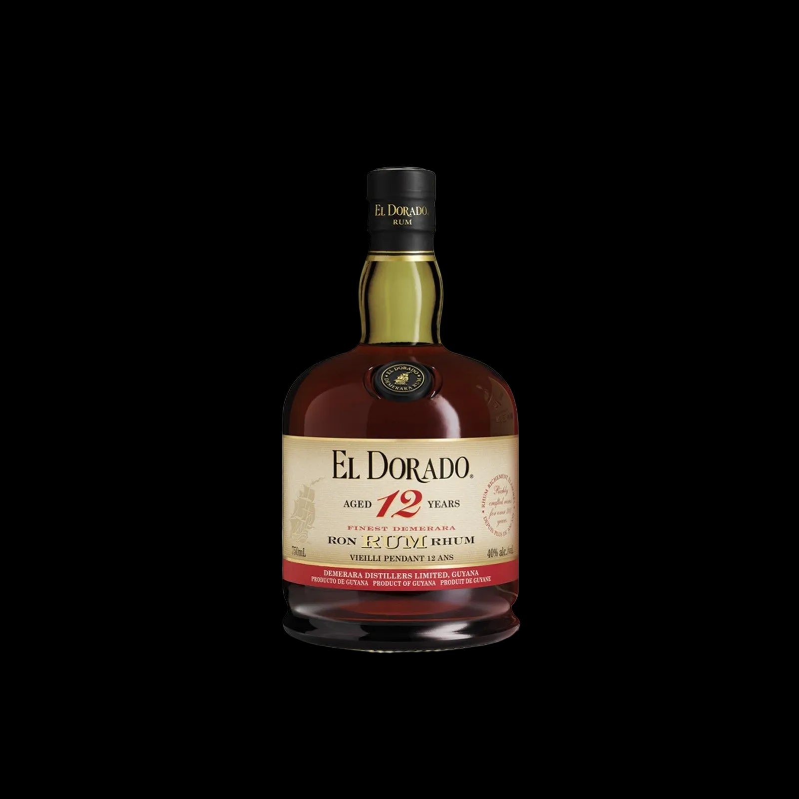 Ron El Dorado 12Y 40° 