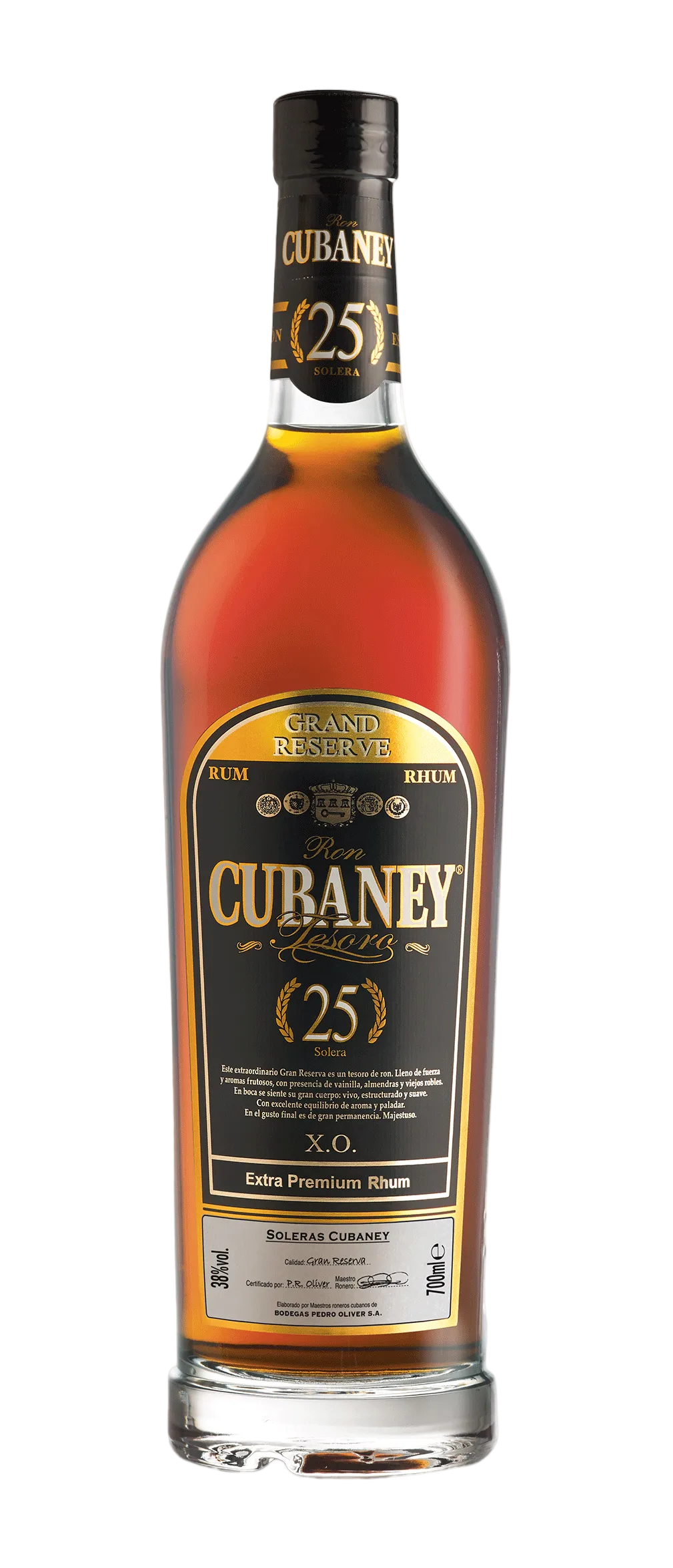 Rum Cubaney grand reserve Tesoro 25Y 