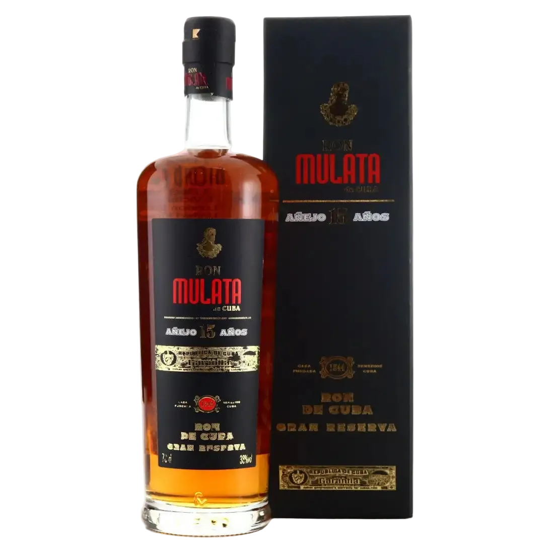 Rum Mulata Anejo 15y Ast.cl.70 