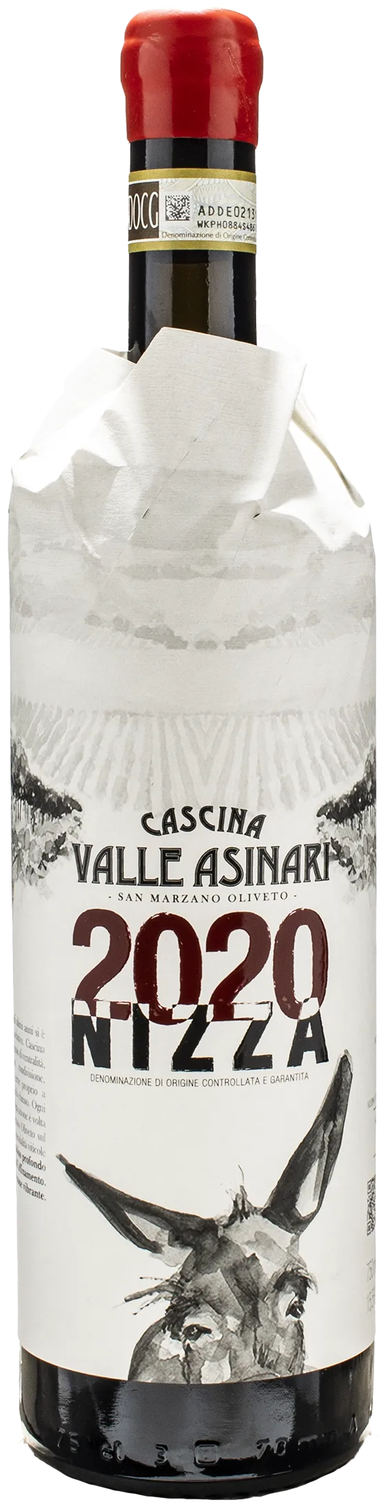 Nizza DOCG cl. 75 - Vol.15,5% -  "Valle Asinari" Barbera 2020