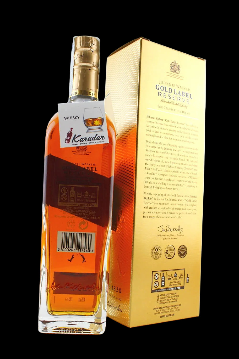 Whisky Johnnie Walker Gold Label Riserva